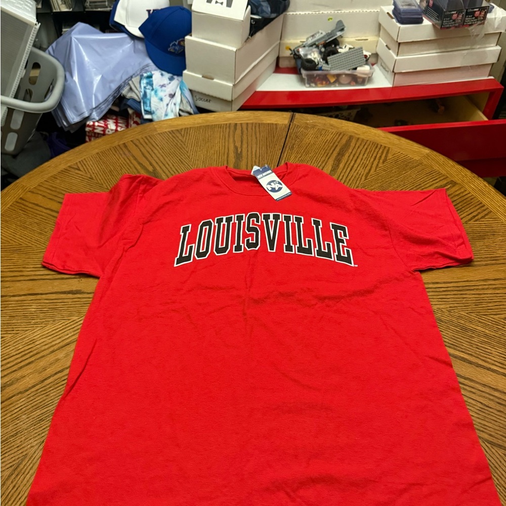 New with Tags Louisville Red Graphic Tee